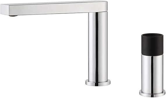 Lavabo de baño Grifo de una manija Caliente y frío Lavabo giratorio de