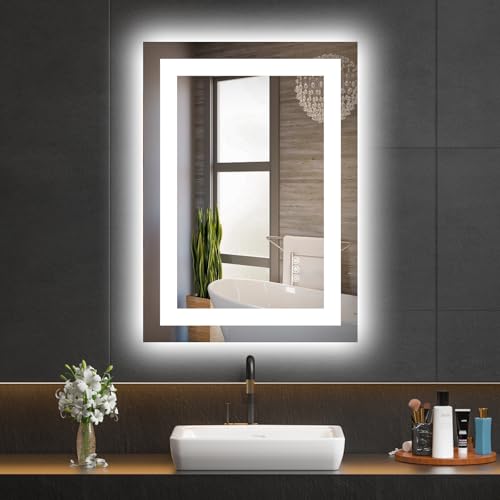 Hivone LED Bathroom Mirror Anti-Fog Dimmable Smart Mirror