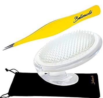 Amazon Com Bellesante Brush Surgical Grade Tweezers For Ingrown