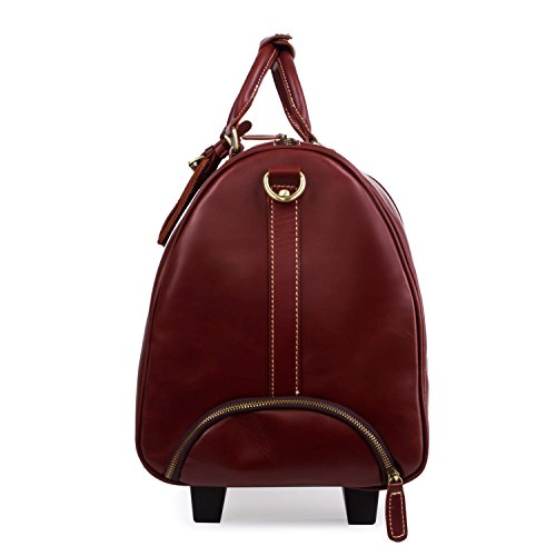 Leather Carry On Duffel Bag With Wheels Paul Smith