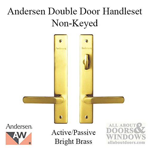 Andersen Anvers Style (Double Active) Hinged Door Hardware Set in