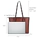 ZYSUN Laptop Tote Bag,15.6 IN Multi-function PU Leather Modern Laptop Shoulder Bag with Durable Straps for Women Valentine's Day Gift