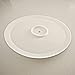 Drain Stopper Suits Drain Holes from 1½ to 3 inches in White Silicone. Great for Bathroom, Kitchen & Laundry. Features Retro Art Deco Design. (Jitterbug White)