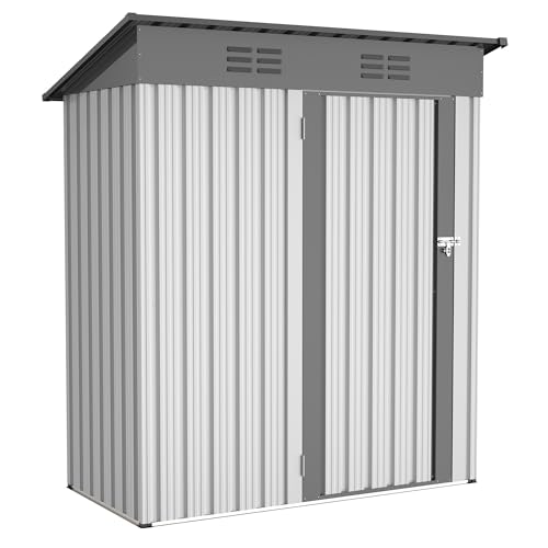 Uneeruiqy Outdoor Tool Storage Shed with Sloped Roof Super Large Storage Space…