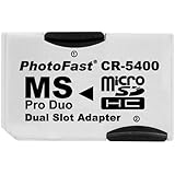 PhotoFast CR-5400 MicroSD to MS Pro Duo Adapter Dual Slot