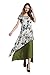 Youtobin Women's Summer Cotton Green Floral Folk Style Maxi Dress