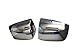 MIRROR COMPATIBLE WITH VOLVO VNL HOOD MIRROR COVERS SET CHROME PAIR LEFT & RIGHT SIDES PASSENGER AND DRIVER SIDE. HIGH QUALITY CHROME METALLIC FINISH
