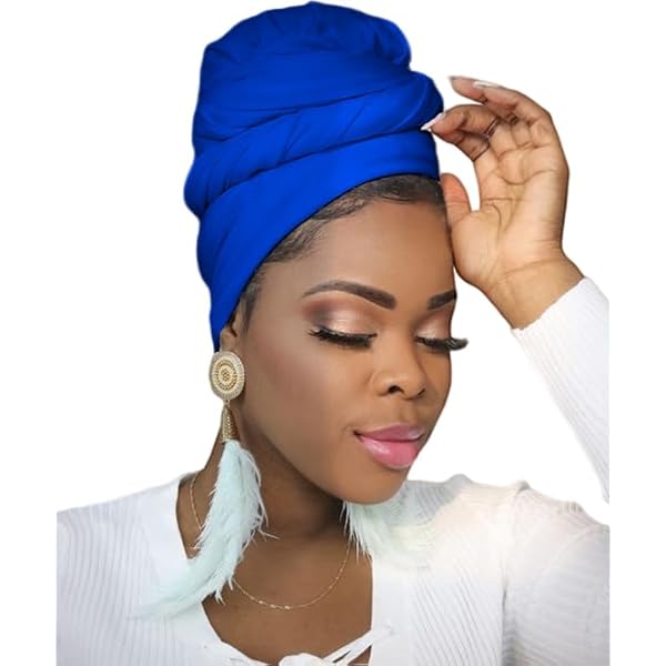 Natural Hair Women Turban Headband Black Headwrap Black Headbands