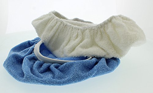 MICROFIBER POLISH BONNET COMBO PK -- 9"-10"--2 PK