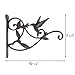 DEWEL Hanging Plant Bracket, Hummingbird Plant Hangers Outdoor Iron Hanging Baskets for Plants Decorative Wall Plant Hooks Brid Feeder Hanger Hook Hangers for Flower Basket Pot Lantern Wind Chime
