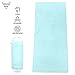 Forbidden Road Sleeping Bag Liner Sleep Sheet Sleep Sack Camping Travel Liner with Pillow Cover Cotton Soft Healthy Clean Extreme Roomy - 2 Sizes 4 Colors (Sky Blue, Medium)