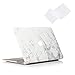 RUBAN Case Compatible with MacBook Air 11 Inch Release (A1370/A1465) - Slim Snap On Hard Shell Protective Cover and Keyboard Cover for MacBook Air 11, Marble
