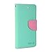 GMYLE iPhone 6 Case, [Wallet Stand] iPhone 6 4.7 Case Wallet [Mint Green & Pink] Premium Synthetic Leather Wallet Case Cover with STAND Flip Cover for iPhone 6 (4.7) - Mint Green & Pink