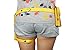 xcoser Badgirl Belt Yellow Deluxe PU Holster Pouches Cosplay Costume Accessory