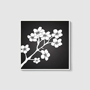 Framed Canvas Wall Art for Living Room, Bedroom Abstract Trees Canvas Prints for Home Decoration Ready to Hang - 16x16 inches