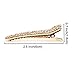 Rhinestone Hair Clips - 6 Pcs Metal Bobby Pin Crystal Hair Pin Duckbill Alligator Clip Pin Hair Accessories for Lady, Women, Girls