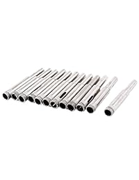 Uxcell 8 mm de vástago recto broca de diamante (Tile Glass agujero sierra 12 pcs