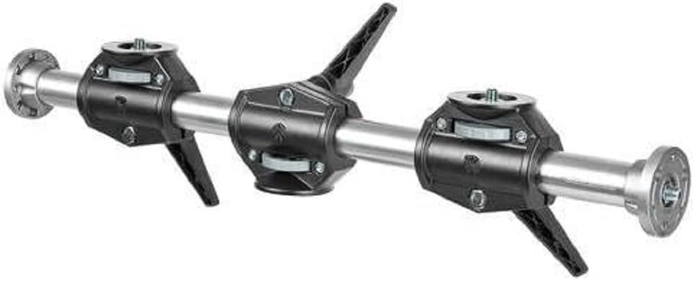 Manfrotto 131DD-14 Horizontal 4 Head Accessory Arm - Silver (For Mounting 2 Heads Vertically and 2 Horizontally, 1/4'' Thread On All Attachments)