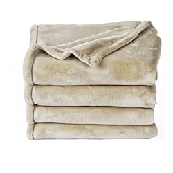 PHF Ultra Soft Fleece Blanket Queen Size, No Shed