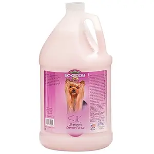 Bio-Groom Silk Cr?me Rinse Conditioner for Dogs, Replenish Dogs Moisture and Maintain Coat Healthy, Silky, Shiny, Nourishes Skin and Keep Them Smelling Fresh, 3.8L