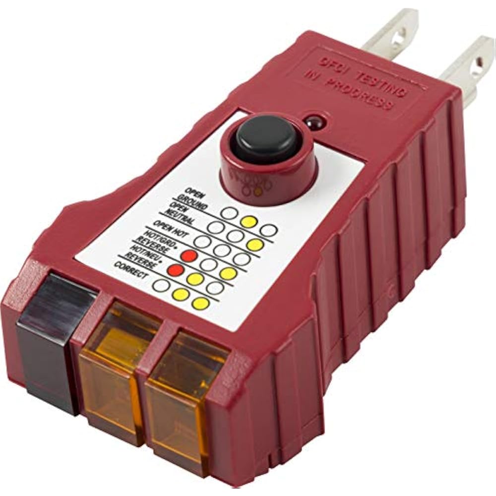 GFCI Tester, 110V125V, 50957 Voltage Testers