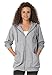 Woman Within Plus Size Zip Front Hoodie Jacket Long Oversized Fleece Jacket
