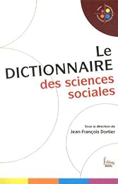 Le  dictionnaire des sciences sociales
