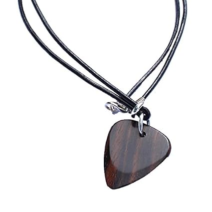 Timber Tones TTNLMAEB'Necklace/Halskette Macassar Ebony', Luxus Plektrum/Plektren