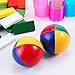 Tatuo 6 Pieces Juggling Balls Set, Quality Mini Juggling Balls, Durable Juggle Ball Kit, Soft Juggle Balls, Multicolored