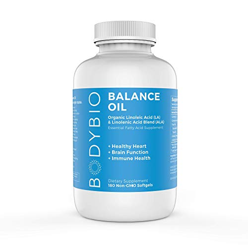 BodyBio Omega Oils 3 & 6 Essential Fatty Acids for Brain and Heart
