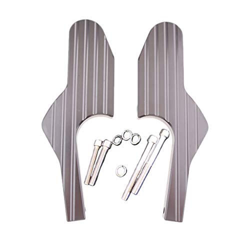 gazechimp Voetsteunverlenging Verlengde Voetsteunen Achter voor Vespa GTS 300ie Super Touring - Titanium - Afbeelding 5