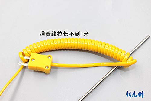 BLS 190x3mm K-Type Thermocouple Stainless Steel Probe Temperature Controller Wire Sensors