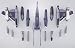 Theatrical Feature Macross F ~ Sayonara no Tsubasa ~ DX Chogokin VF-25F Messiah Valkyrie [Alto Saotome] Renewal Ver. Tornado for parts by Bandai