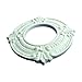 Renovators Supply Manufacturing Recessed Lighting Trim 8 in. Wide White Polyurethane Ornate Recessed Ceiling Light Trims