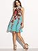 Floerns Women's Summer Chiffon Sleeveless Party Dress - Small - Blue