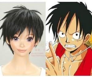 Amazon One Piece ワンピース モンキー D ルフィ 風 コスプレウイッグ ウイッグネット コスプレ 仮装 通販
