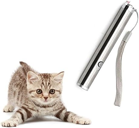 Laser Cat Toys -Pet Interactive LED Light - Command Light Pet Training Tools - Cat Toys Interactive Focused Light Teaser Wand By KAPOODA