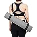 REEHUT Yoga Mat Strap, Adjustable Mat Carrier Sling for Carrying, Doubles As Yoga Strap for Stretching-Durable Cotton Texture (Yoga MAT NOT Included) – Blackthumb 3
