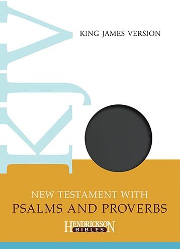 KJV New Testament with Psalms and Proverbs (Flexisoft, Black)