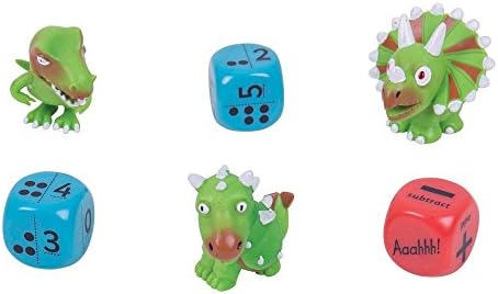 ZooBooKoo Dino Dice Numbers & Dots - Mental Math Games