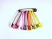 Sarvam Metallic Coated Safety Pins Assorted Colors Pack of 60 Medium Size: 1.5 inches