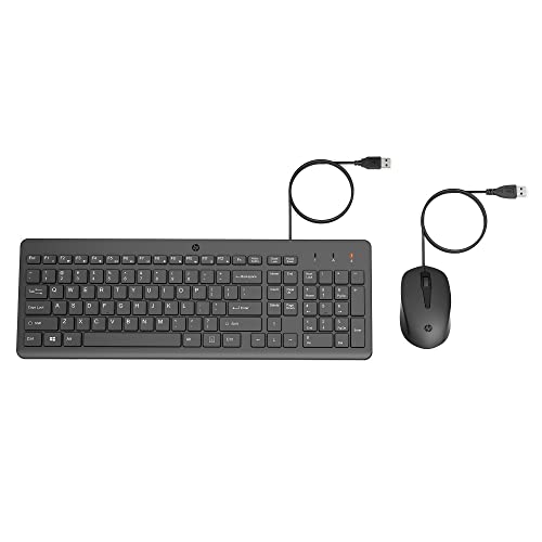 HP 150 Wired Keyboard and Mouse