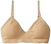 Maidenform Girl Big Girls' Slim Bra V-Neck Seamless, Nude, Large