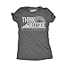 Womens Think Outside Funny No Box Necessary Cool Summer Sunshine Outdoor Nature T Shirt