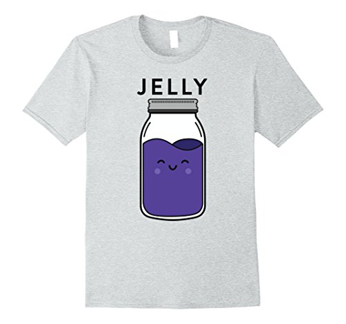 Mens Peanut Butter and Jelly Matching Couple Shirts Cute Outfits Medium Heather Grey