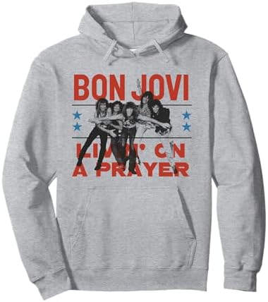 Amazon.com: Official Bon Jovi Livin' On A Prayer Long Sleeve T