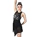 MiDee Lyrical Dance Costume Dress Illusion Sweetheart Sequins Trianglar Cut Skirt