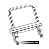 CZC AUTO Hitch Clamp Stainless Steel Anti-Rattle