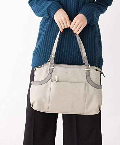 Amazon Co Jp パサージュ ミニョン ショルダーバッグ 収納2way多ポケットショルダートート C レディース グレー 012 00 シューズ バッグ