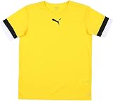 PUMA Unisex Kids Teamrise Jersey Jr Cyber Yellow Puma Black White